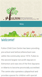 Mobile Screenshot of fultonchildcare.org